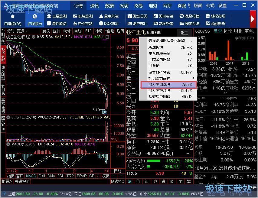添加删除自选股教程
