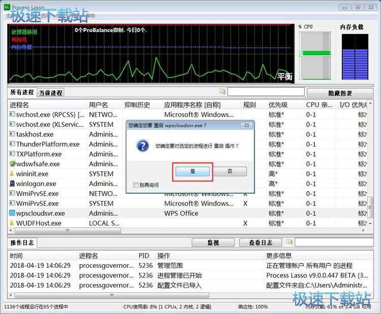 关闭/重启进程教程