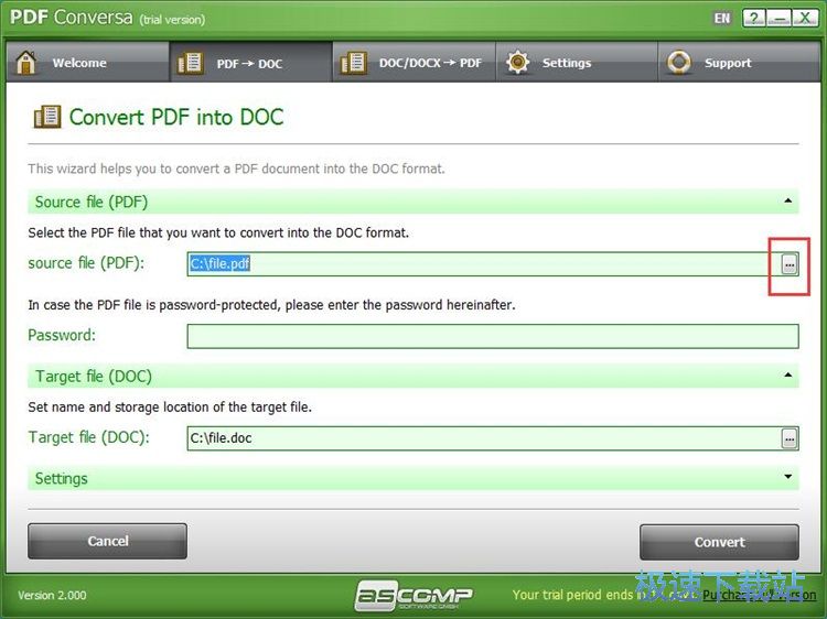 PDF转DOC教程