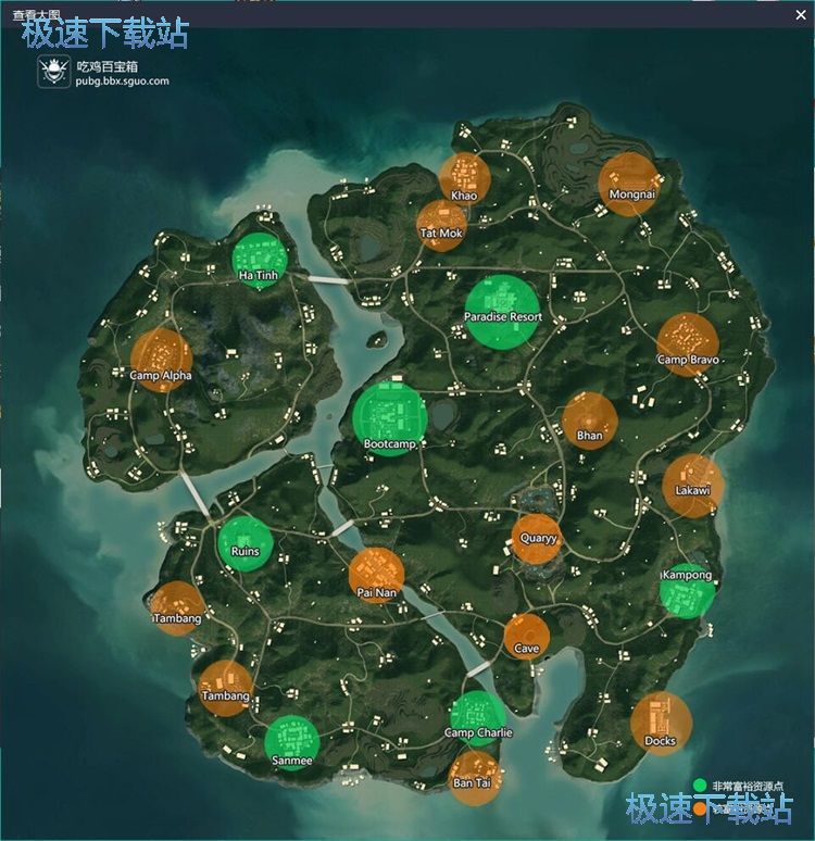 地图物资分布图