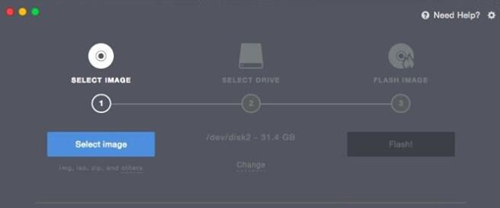 使用Etcher来创建可启动盘的方法