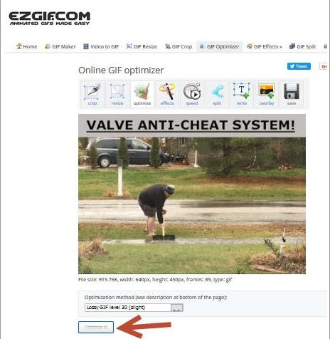 教你如何使用ezgif