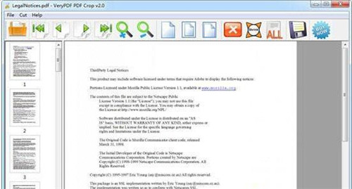 VeryPDF PDFCrop(PDF裁剪软件)使用简介