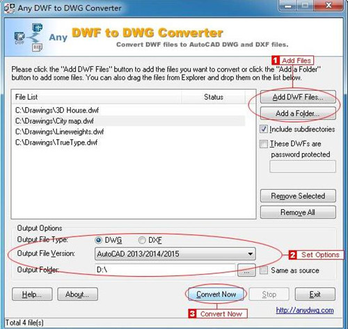 dwf转换dwg工具Converter使用安装教程