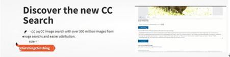 图：Discover the new CC search  搜索图片