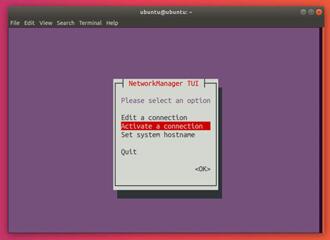 图：在 Ubuntu 中重启网络服务