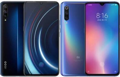 图：小米9和vivo iQOO的比较