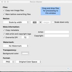 图：MAC系统应用推荐四！Resize Master