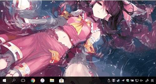 图：将windows10任务栏变透明