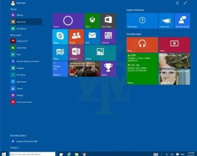 图：WIN10和WIN7的对比