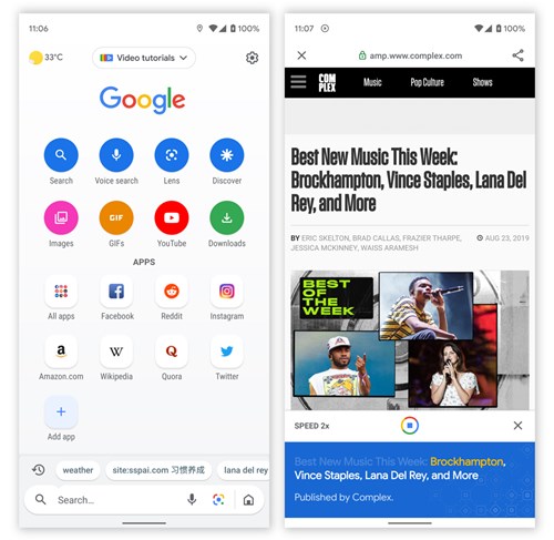 图：Google Go：轻量版 Google 应用，但是更好用