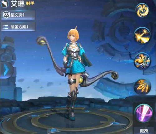图：王者荣耀测试服 艾琳改版上线，据说正式服离上线又进了一步哦