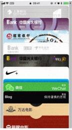 图：iOS的Wallet