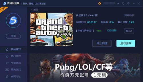 赛博加速器破解版功能介绍