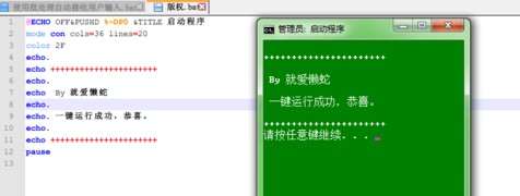Notepad++进行一键运行批处理的方法