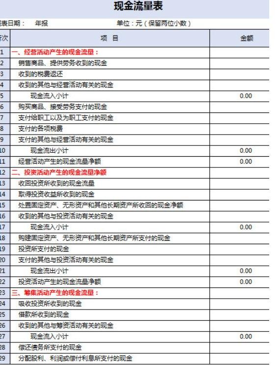 现金流量表下载软件简介及软件特色介绍