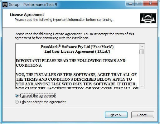 PassMark PerformanceTest官方版安装方法