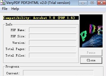 VeryPDF PDF2HTML功能特点安装教学