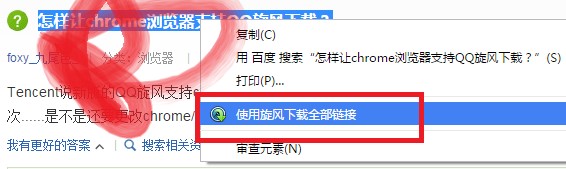 chrome浏览器安装qq旋风下载插件方法