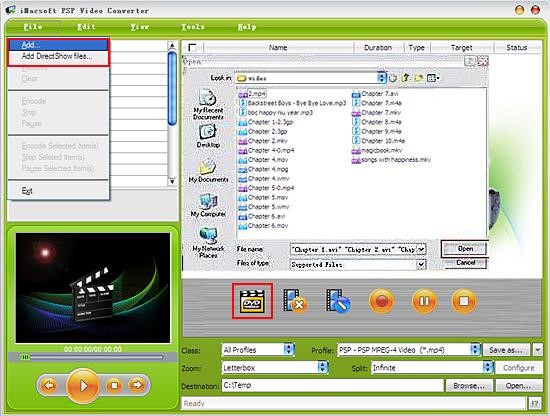 iMacsoft PSP Video Converter视频转换教学