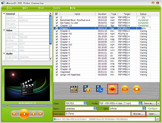 iMacsoft PSP Video Converter视频转换教学