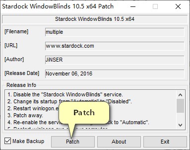 Windowblinds安装教程