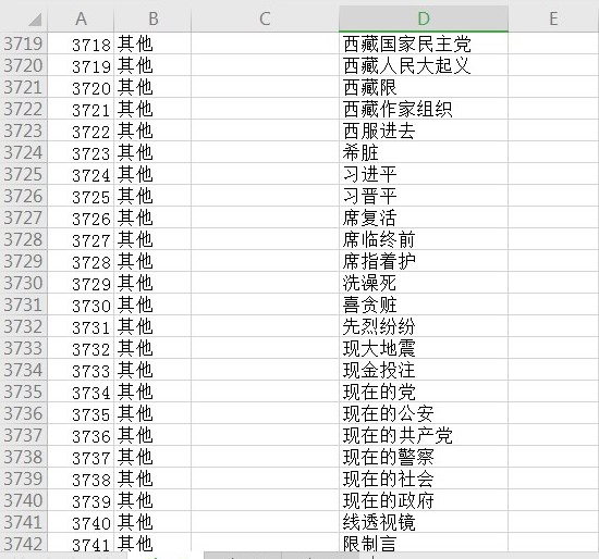 敏感词集合使用说明