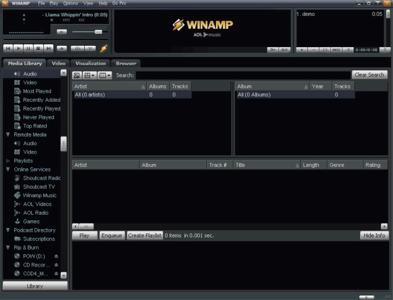 Winamp高级音乐播放器的功能特色详细介绍
