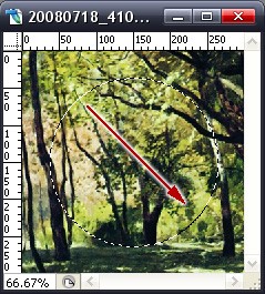 Adobe PhotoShop选框工具使用技巧