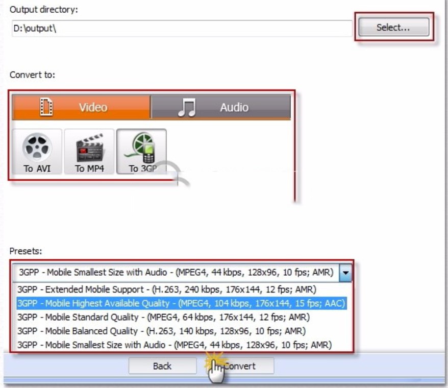3gp视频（Free 3GP Video Converter）使用教程