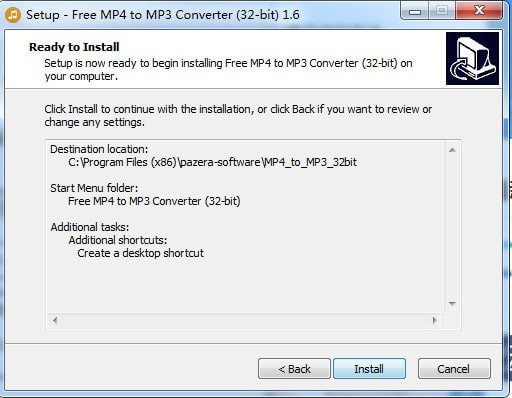 mp4转mp3格式转换器（Pazera Free MP4 to MP3 Converter）使用方法