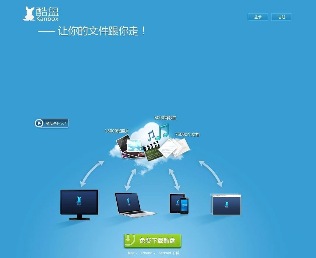 酷盘登陆