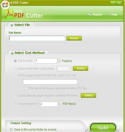 Tipard PDF Cutter(PDF文件分割工具)下载简介
