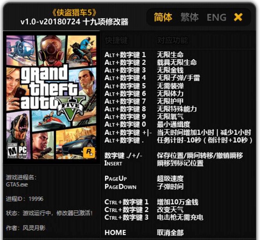 你都这道这些侠盗猎车手5修改器吗？
