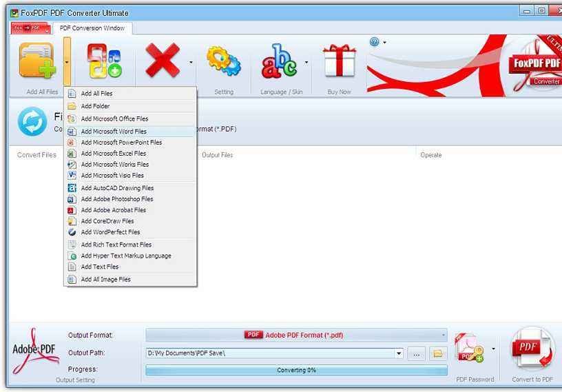 xdw图像转换软件FoxPDF DocuWorks to PDF Converter下载