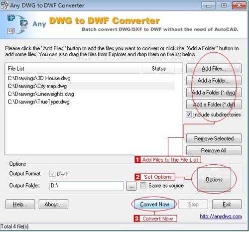 dwf转换dwg工具Any DWF to DWG Converter下载使用