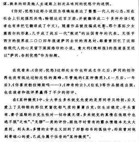 你好忧愁青春时代的代言小说