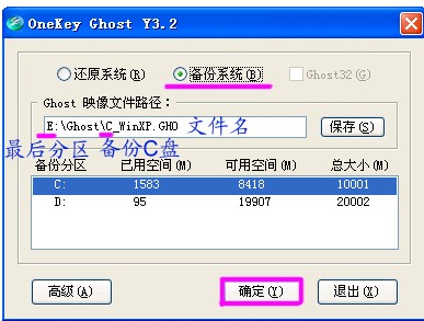 onekey一键还原软件官网使用教学