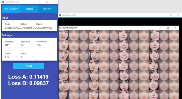 智能明星换脸软件Fakeapp下载使用