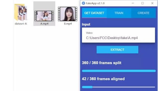 智能明星换脸软件Fakeapp下载使用