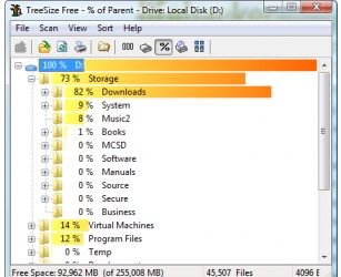 硬盘空间管理器软件TreeSize Free使用教程