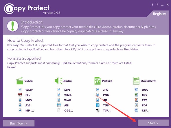 文件防复制软件Copy Protect官方版使用方法