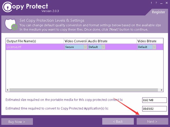 文件防复制软件Copy Protect官方版使用方法