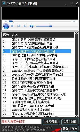 DJ舞曲免费下载工具IK123使用介绍