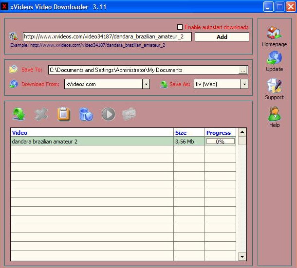 xVideos Video Downloader视频下载器使用介绍