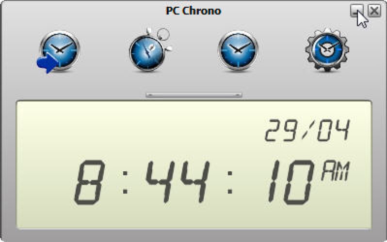 PC Chrono中文版桌面时钟秒表定时器介绍与使用