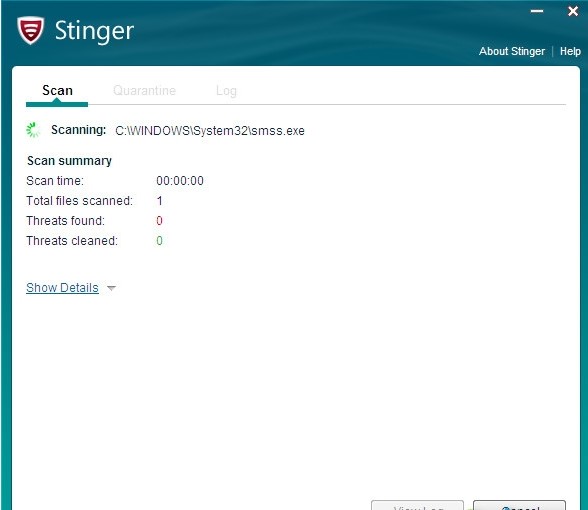 McAfee AVERT Stinger杀毒软件官方下载使用方法