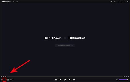 kmplayer旋转视频方法