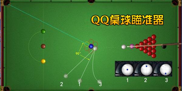 小石QQ桌球瞄准器使用方法