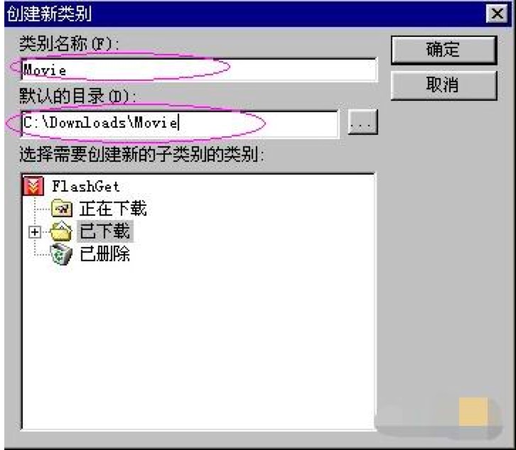 如何利用快车FlashGet中的文件管理功能新增类型？